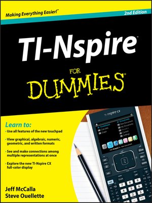 cover image of TI-Nspire For Dummies